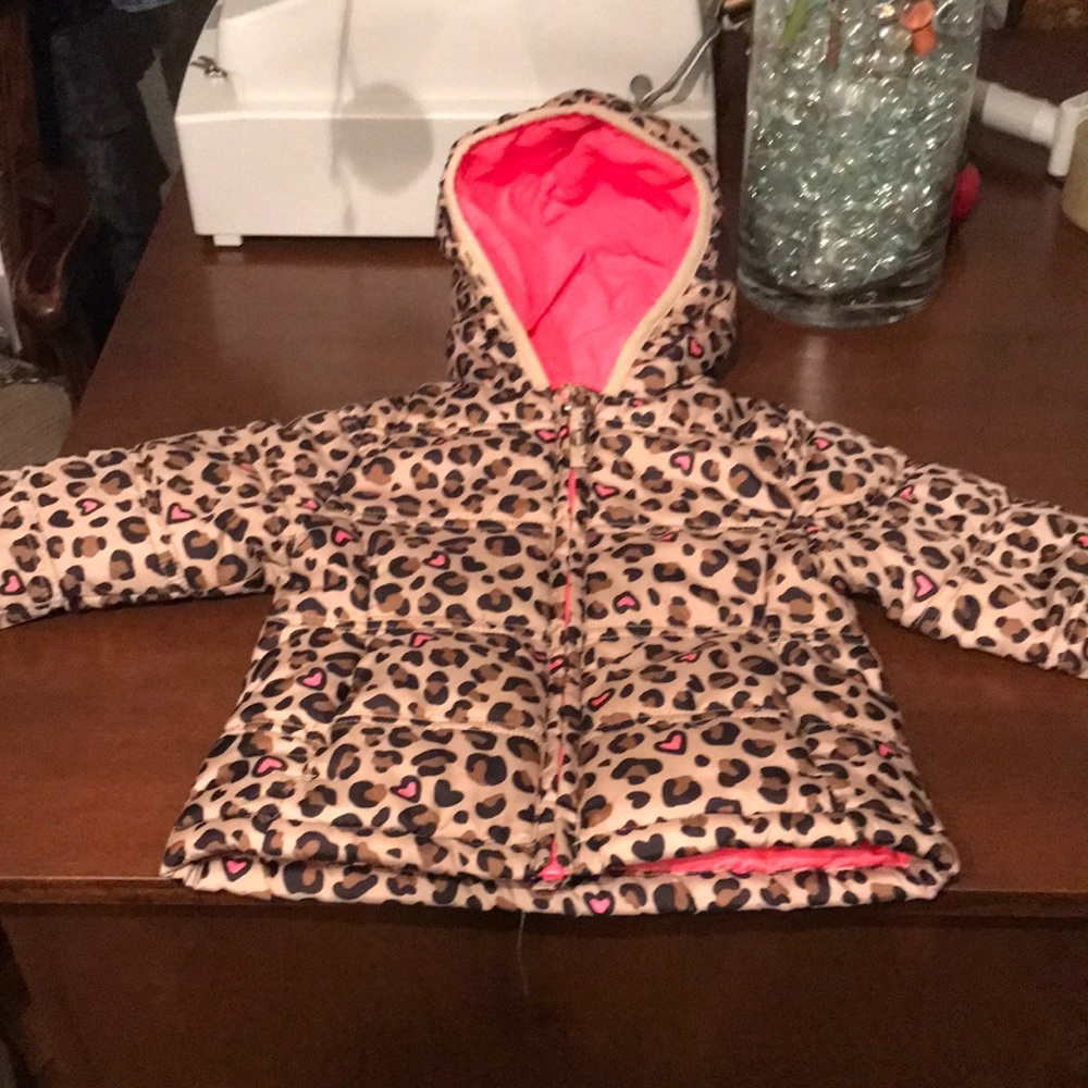 Toddler 12month leopard print coat